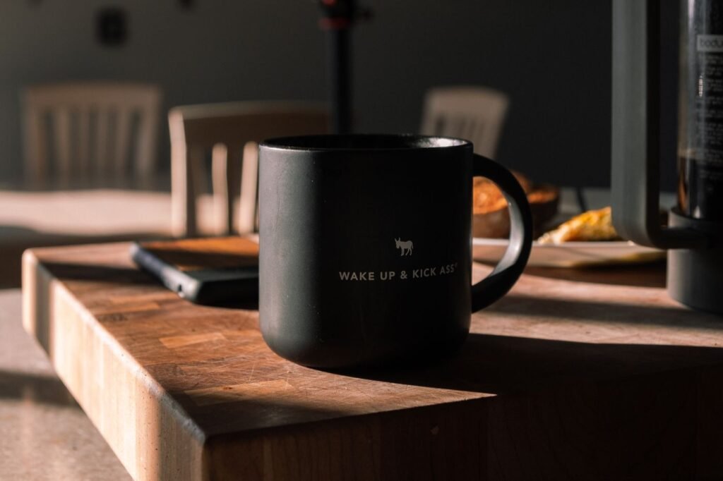 Printed Dark Mug